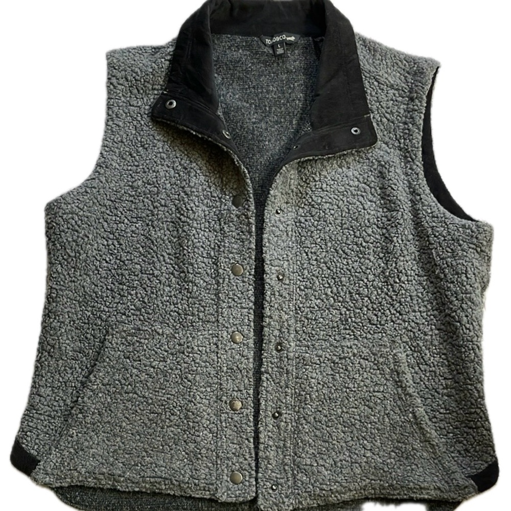 Toad&Co Gray and Black Vest